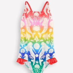 Colorful Kids Swimwear with Sea Life Design